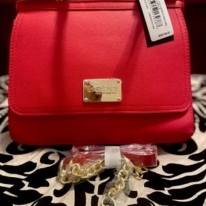 Bebe Top Handle Satchel /Red
